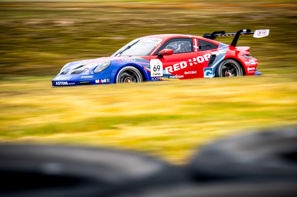 Gustav Krogh i svær Porsche Carrera Cup-premiere på Anderstorp.
(Foto: Porsche Carrera Cup Scandinavia)